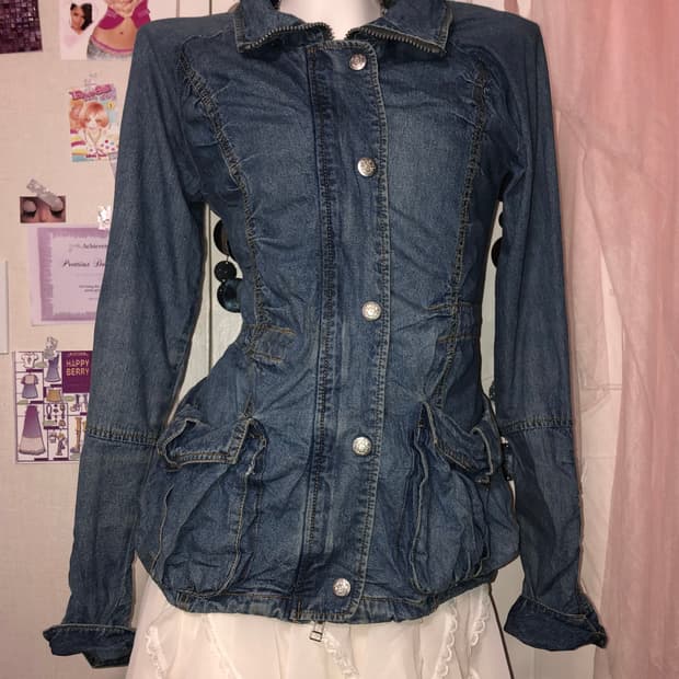 Denim 2way jacket