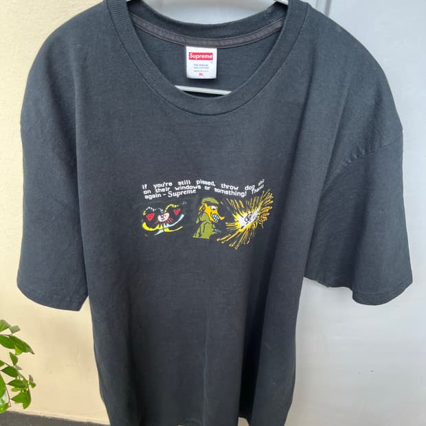 슈프림 17ss Dog shit 블랙 Xl