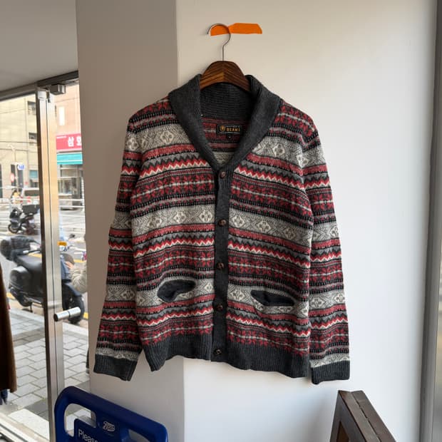 빔즈 페어아일 스웨터 가디건