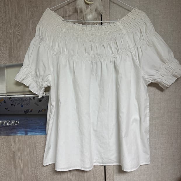 마루 빈티지 화이트 청순 블라우스