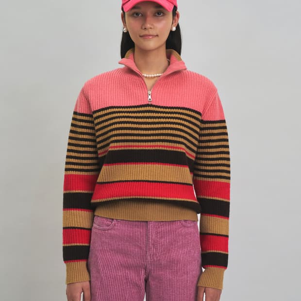 그로브 집업 니트