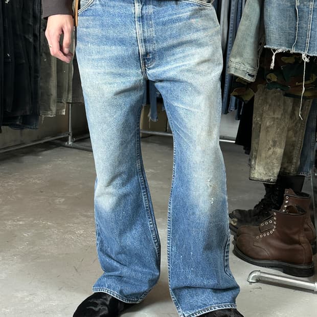 80's USA Made 빈티지 리바이스 517 오렌지탭 부츠컷