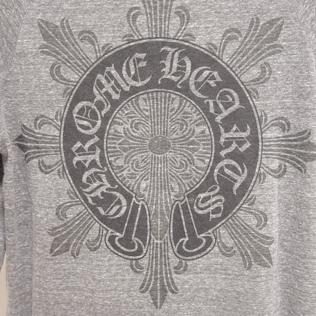 00s 올드크롬하츠 플로랄 홀스슈 헨리넥7부 L