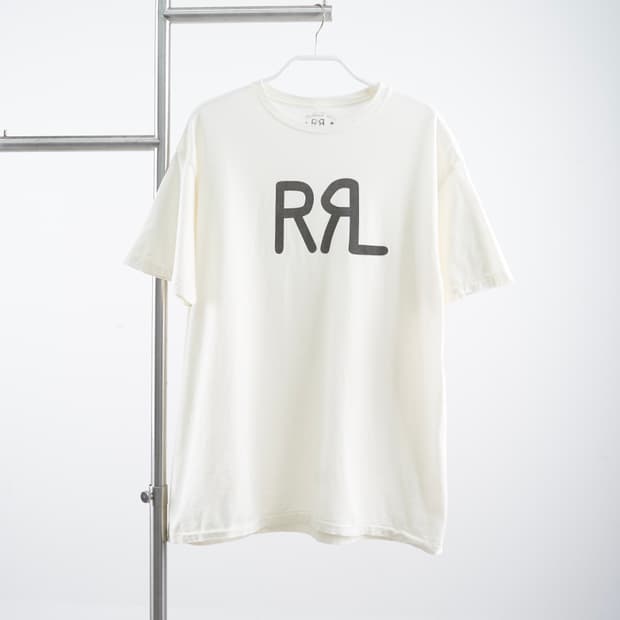 RRL Ralph Lauren 로고 저지 반팔 티셔츠