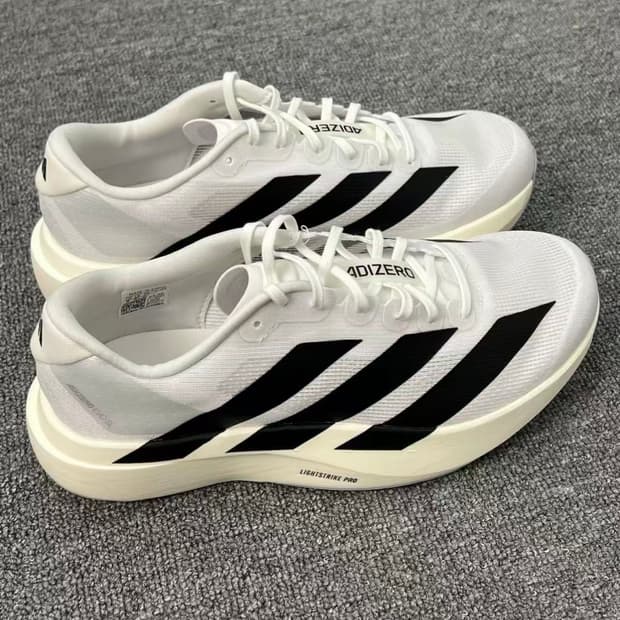 아디다스 아디제로 EVO SL 클라우드 화이트 코어 블랙 270mm