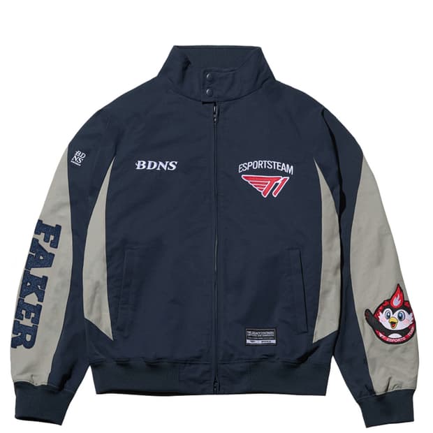 [M,L,XL] bdns 빠다너스 T1 페이커 마킹 자켓 네이비