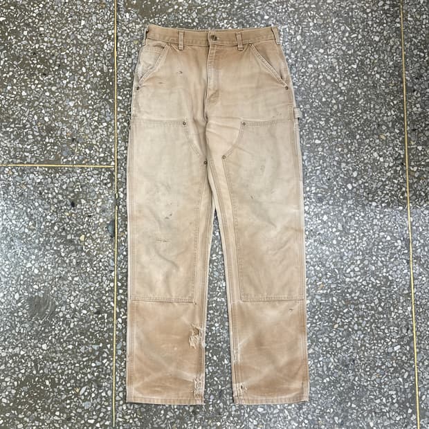 칼하트 더블니 카펜터 팬츠 32