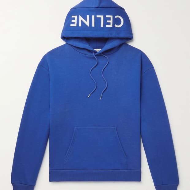 [BTS 뷔님 착용] 셀린느 루즈 로고 플리스 후드