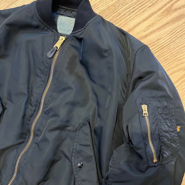 빈티지 00s ALPHA MA-1 블랙