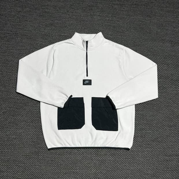 [L] Nike 나이키 신형 유틸리티 반집업 아이보리 후리스 풀오버