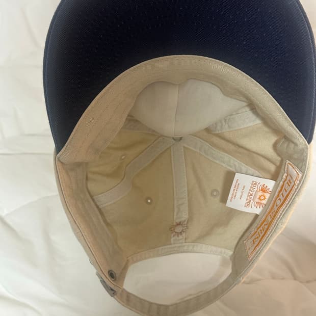 헬로선라이즈 캡모자 네이비/아이보리