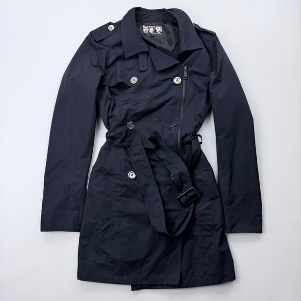 리버아일랜드 벨티드 트렌치코트