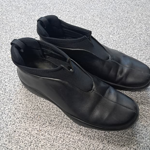 90s prada sports ankle loafers