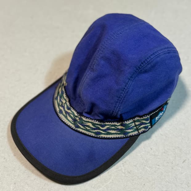 Kavu 카부 빈티지 아즈텍 무늬 캠프캡 모자 made in usa