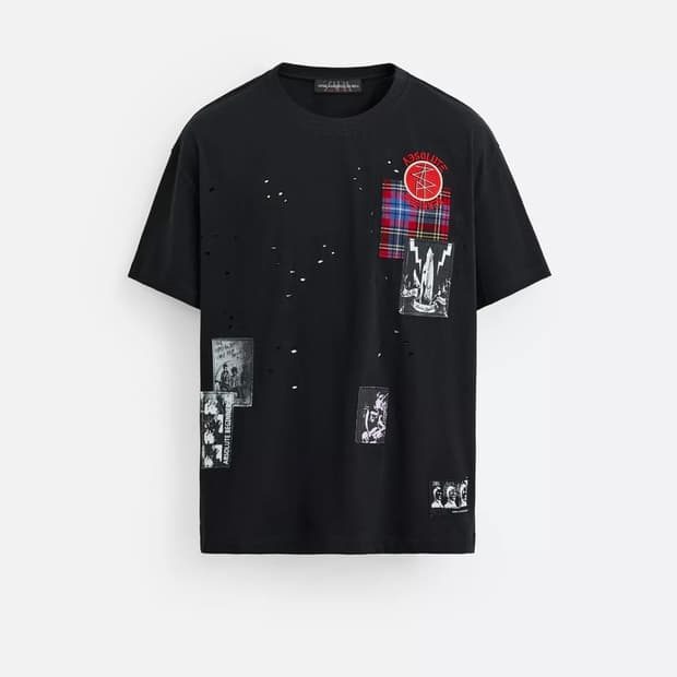 자라 앤더슨벨 그래픽 패치 티셔츠 L사이즈