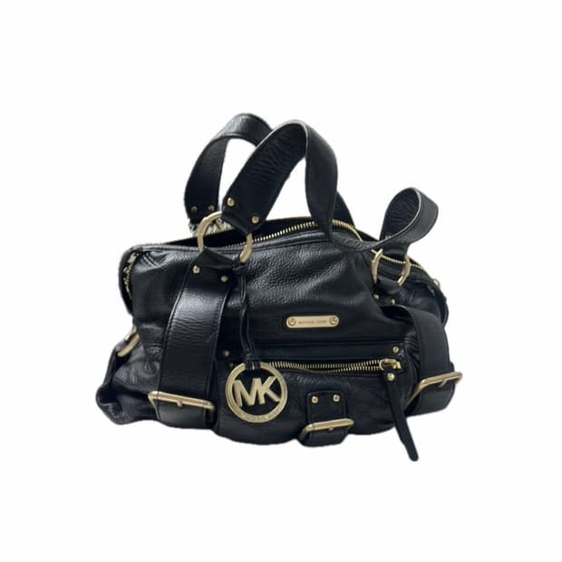 Michael kors 마이클 코어스 블랙 레더 도트백