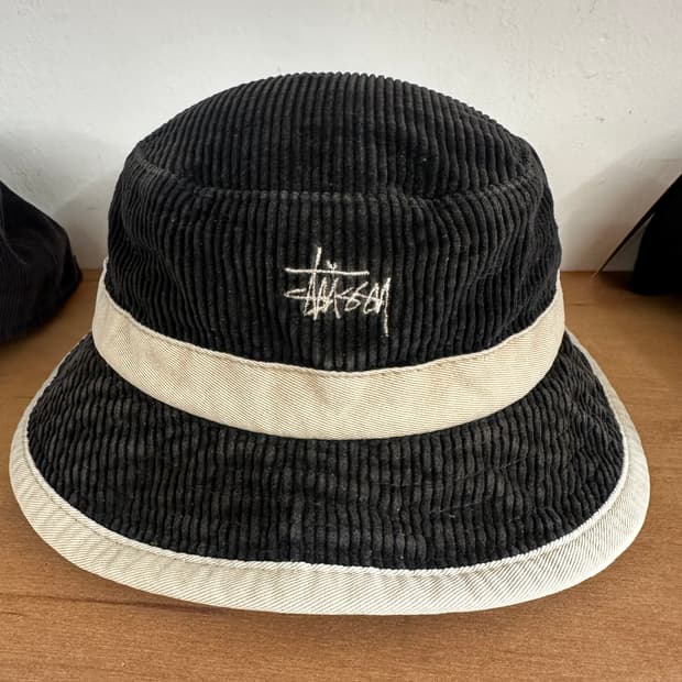 90‘s 스투시 코듀로이 버킷햇