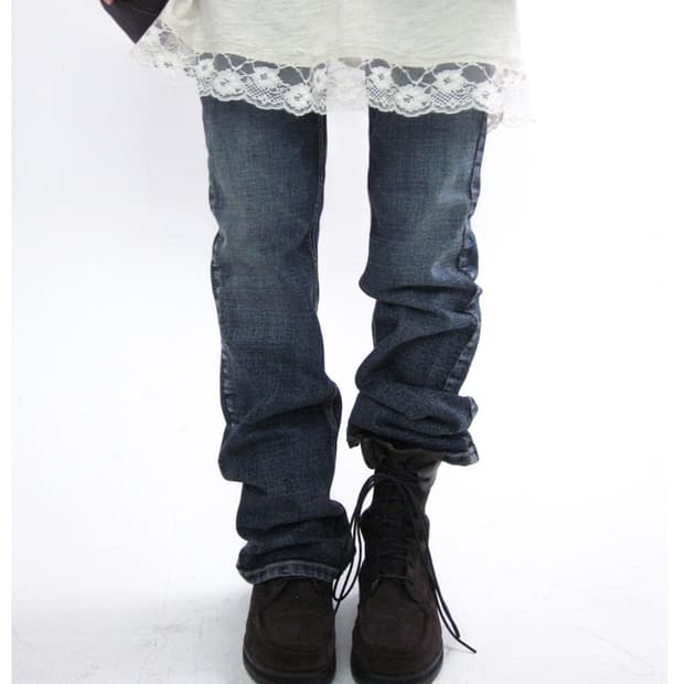히피디피 embroidery slim jeans