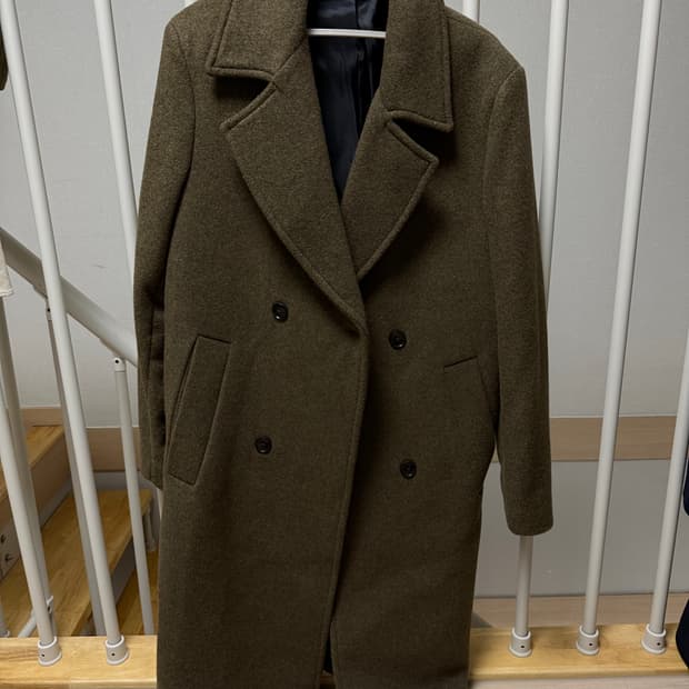 ZARA 코트 카키