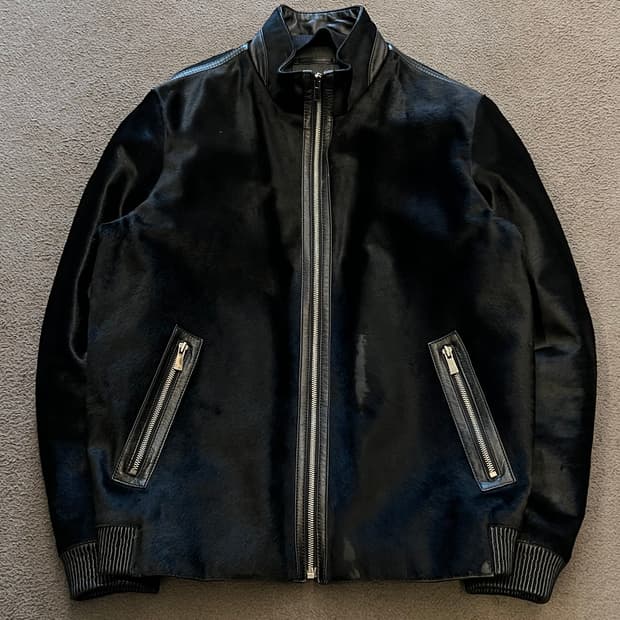 빈티지 스코틀랜드 송아지 가죽 자켓 처분 