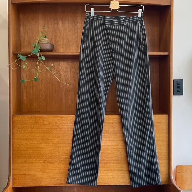 Paul Smith Pinstripe Crossover Waist Pan