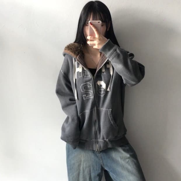 아베크롬비 쉐르파 헤비 후드집업