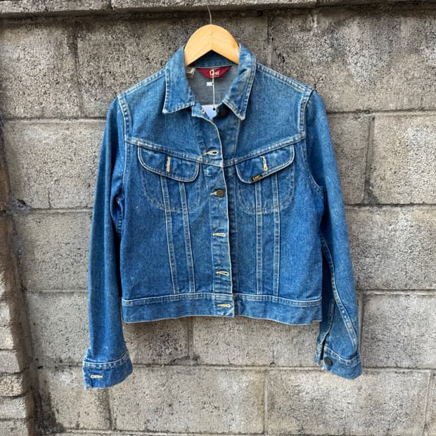 70~80s lee 빈티지 우먼 101-j 타입 데님 트러커 자켓