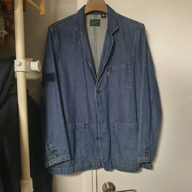 [M] 리바이스 데님 블레이저 자켓