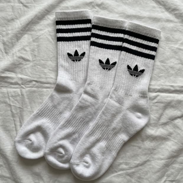 (3PACK) 아디다스 중목 양말