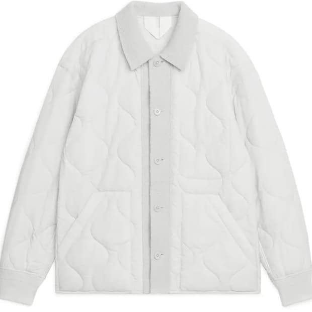 아르켓 오버사이즈 퀼팅 셔츠 M