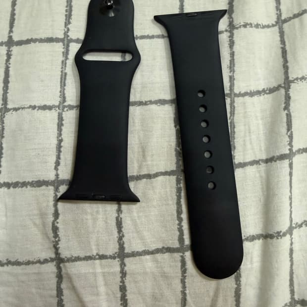 애플워치 정품 스포츠밴드 블랙 s/m 44/45/46mm
