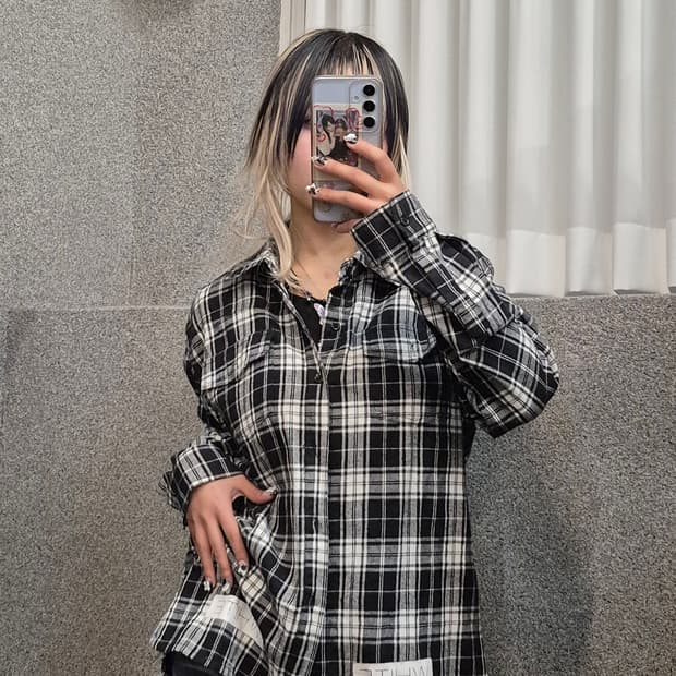 OFF WHITE CHECK SHIRT 