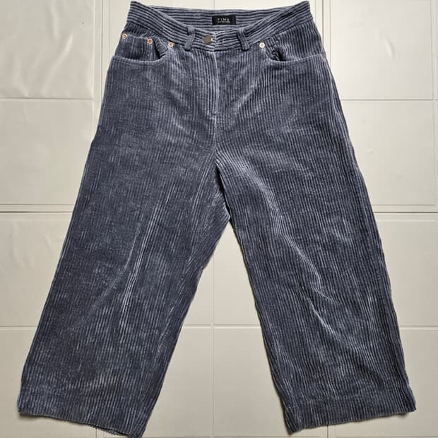 TIME 타임 코듀로이 와이드 팬츠 67-98