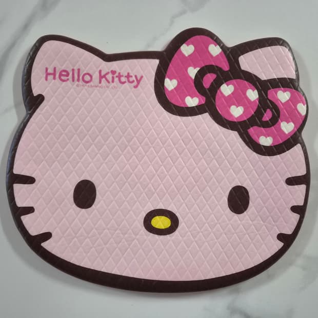 헬로키티 고전키티 양면 얼굴 쿠션 매트 목욕 방석