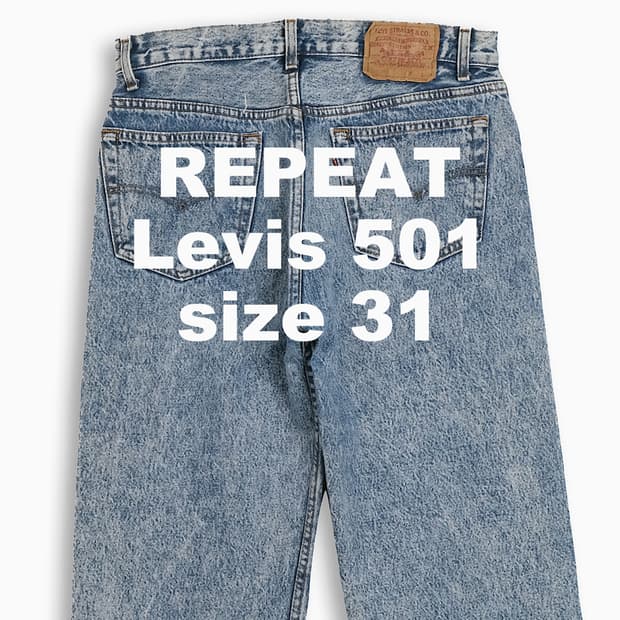 빈티지 리바이스 501 80s USA 31 인치 LV50133470