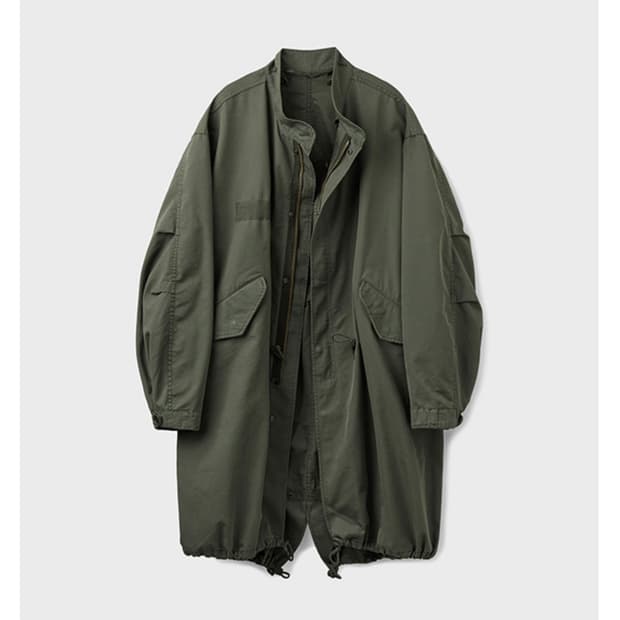 [M] 유니온블루 m65 피쉬테일 파카 카키