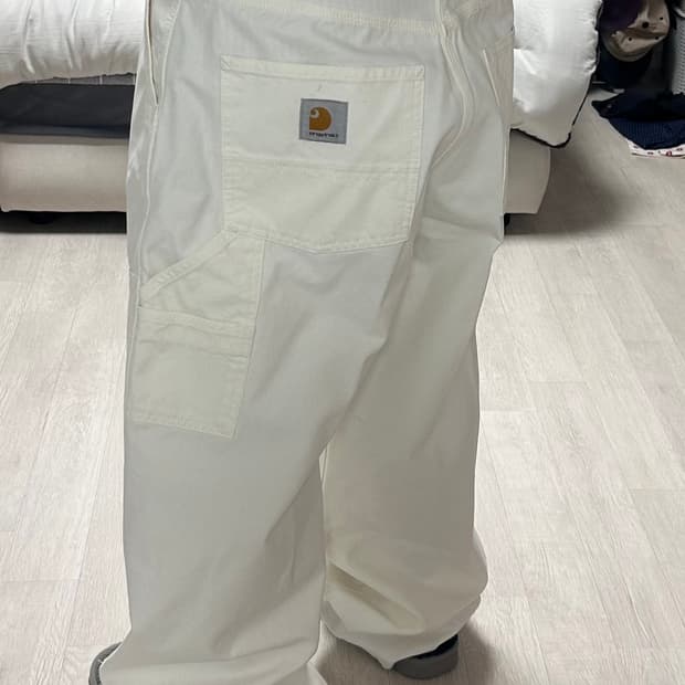 칼하트 윕 와이드 패널 팬츠 화이트 S
