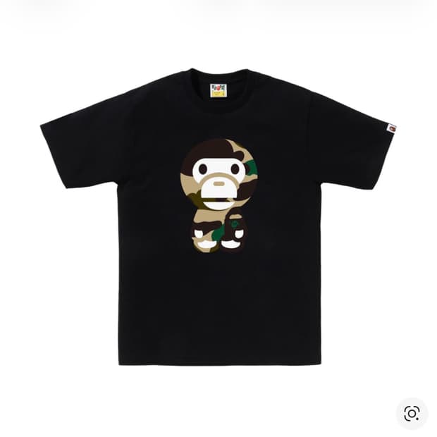 베이프 자이언트 퍼스트 빅 베이비 마일로 반팔티 XL