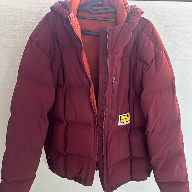 테켓 파파스패딩 버건디 L