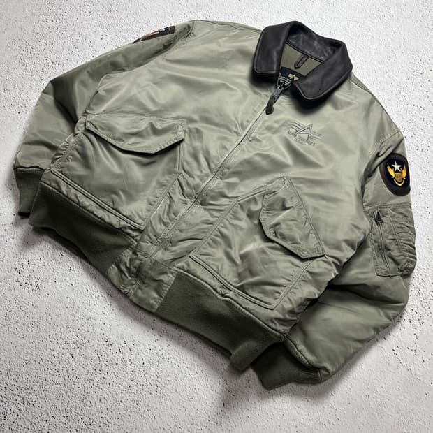00s Alpha Industries CWU-45/P Leather 