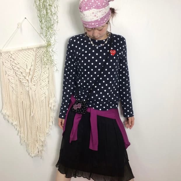 차일드 매거진 꼼데가르송 코디세트