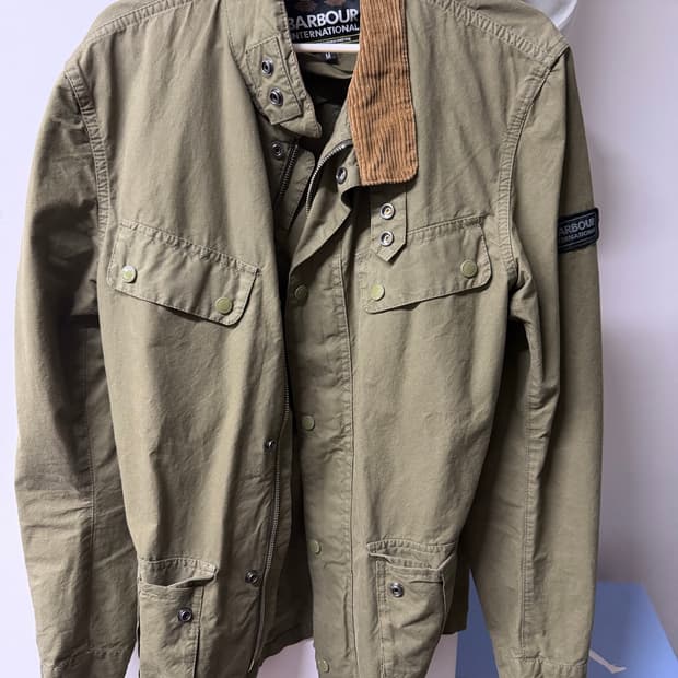 바버 카키색 필드자켓 Barbour