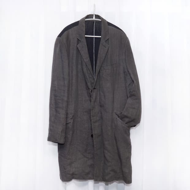 시리즈 (series) 이태리 디나모 천연 린넨 롱자켓 (100-105)