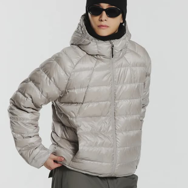 무신사 스탠다드 스포츠 아이언 라이트 다운자켓 라이트그레이L(100)