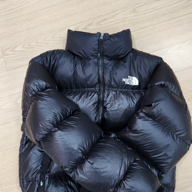 노스페이스 눕시 유광 패딩