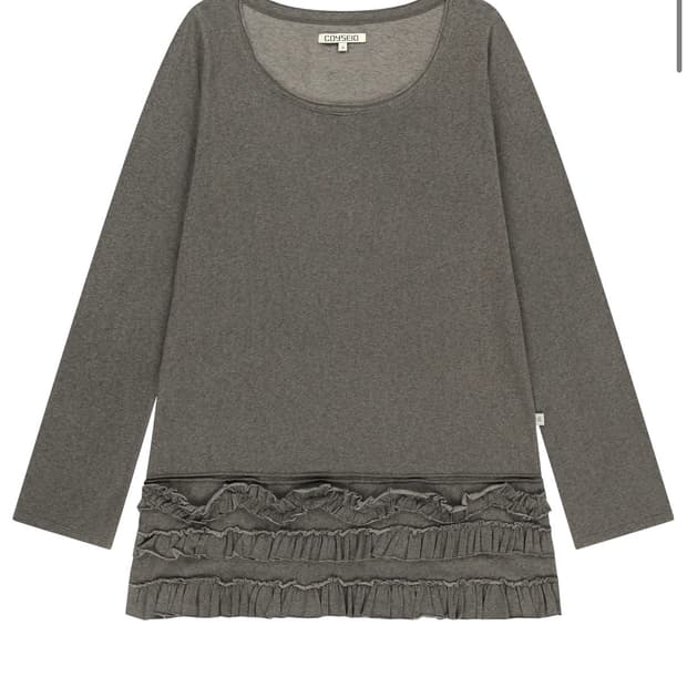 코이세이오 BOTTOM MULTIPLE FRILL DRESS BROWN