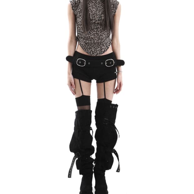 카이야 caroline short pants 팬츠쇼츠반바지블랙검정