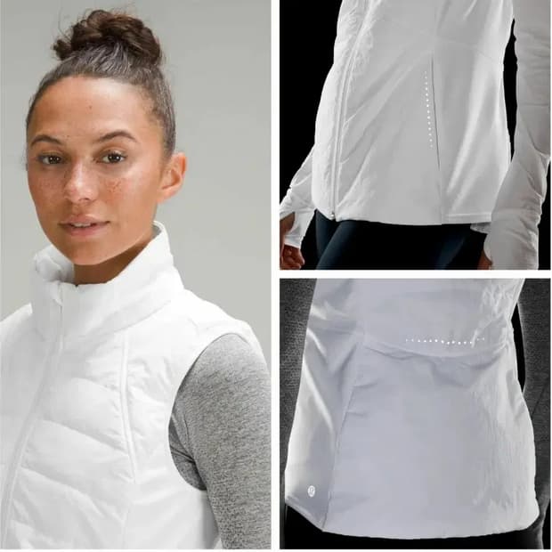 룰루레몬 다운 베스트 화이트 ~55