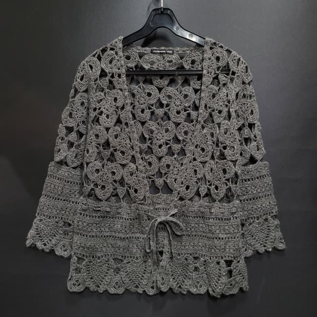 VIVIENNE TAM 비비안탐 크로쉐 가디건