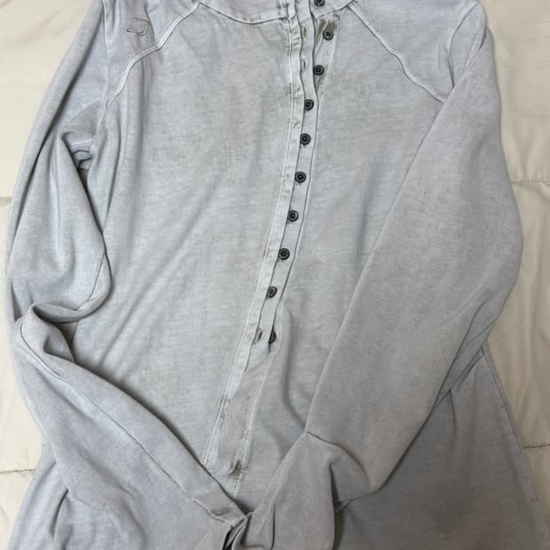 미스치프 WASHED JERSEY SHIRT_LIGHT BEIGE